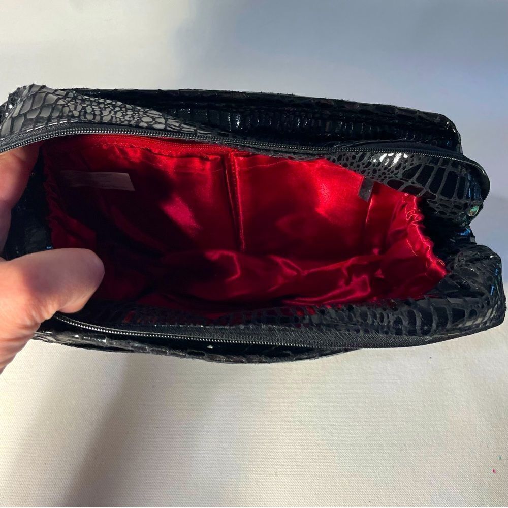 Pursefection black and red purse organizer bag insert